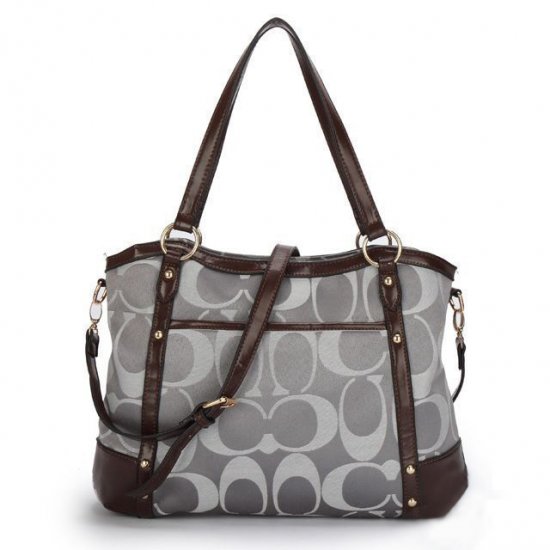 coach handbags gray